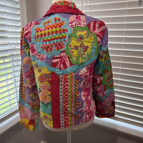 Madison Studio Quilted/Embroidered Jacket S - Picture 14 of 14